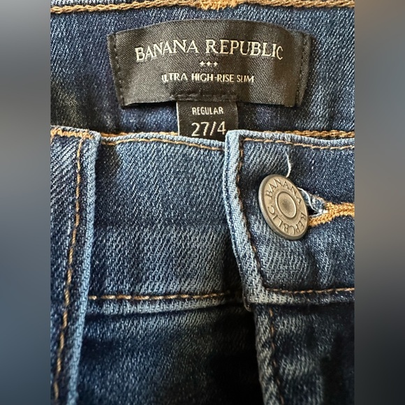 Banana Republic Ultra-high Rise Slim Pants- size 27/4 - Picture 7 of 7